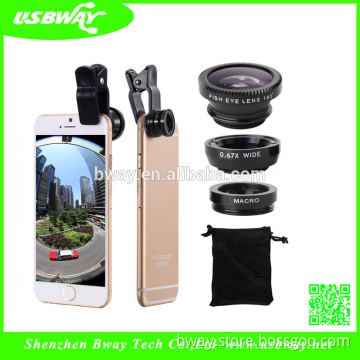 3 in 1 camera clip lens for mobilephone and tablet
